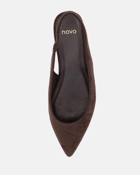 Chip - Espresso Suede novoshoes James St Boutique