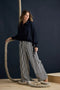 Holiday Ripple Shirt Navy Holiday The Label James St Boutique