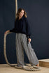 Holiday Ripple Shirt Navy Holiday The Label James St Boutique