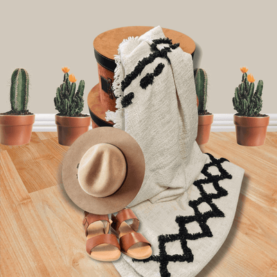 Holiday Home Whiskey Throw Rug