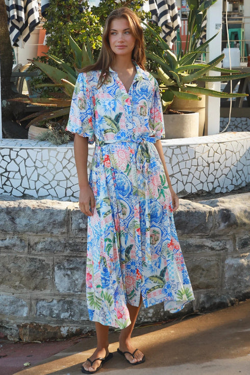 Salty Palm Addison Midi Dress Isabella Wholesale James St Boutique