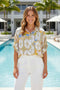 Salty Palm Lisa Button up Top Dreamcatcher James St Boutique