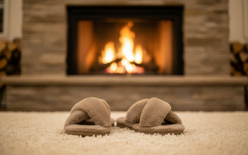 Kym&Y Fluffy Slippers James St Boutique James St Boutique