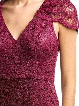 Bariano Rosie Shawl Sleeve Lace Gown Bariano James St Boutique