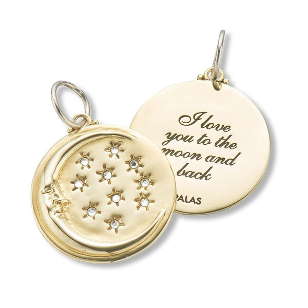 Palas Glistening moon charm
